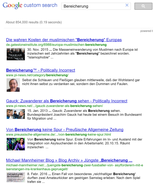 Politisch Inkorrekte Google Suche (pigs)